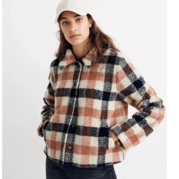 Madewell Sherpa Hazlewood Jacket Women's Size XS - Picture 1 of 9